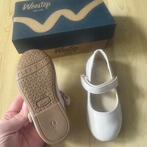 New Weestep Toddler Girl Dress Ballet Flat Mary Jane Shoe(6 Toddler)